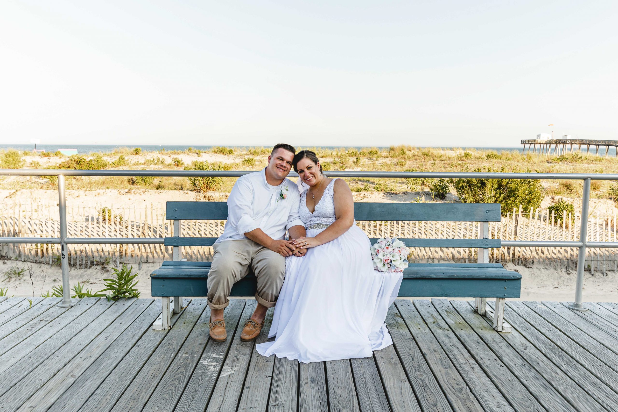 Ocean city NJ beach wedding