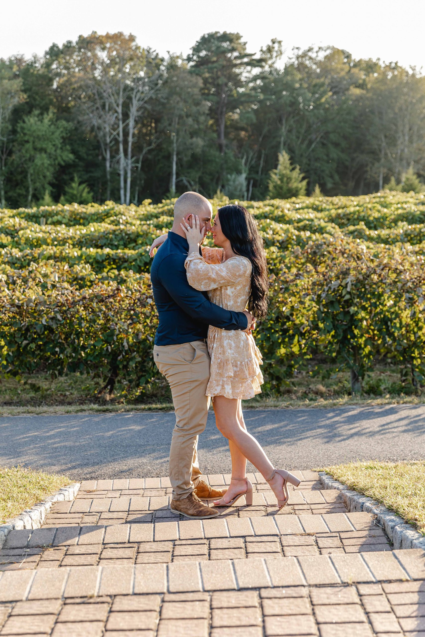 winery engagement session