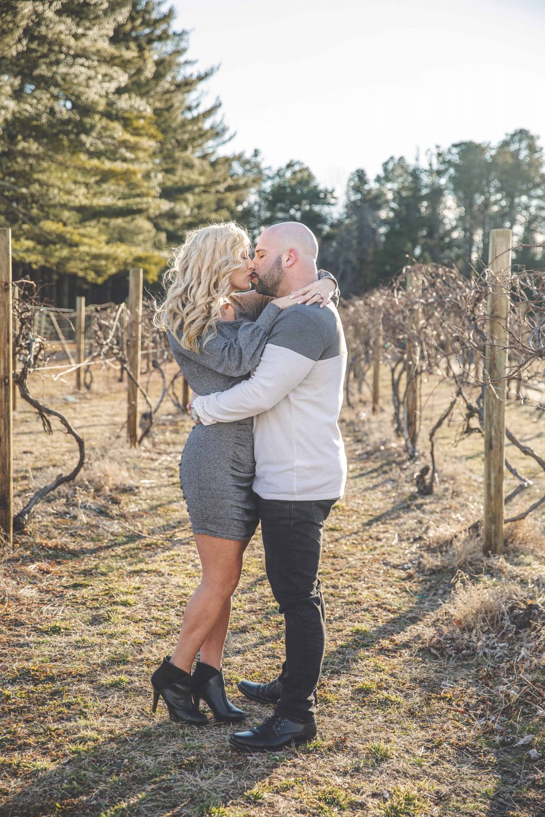 renault winery engagement session