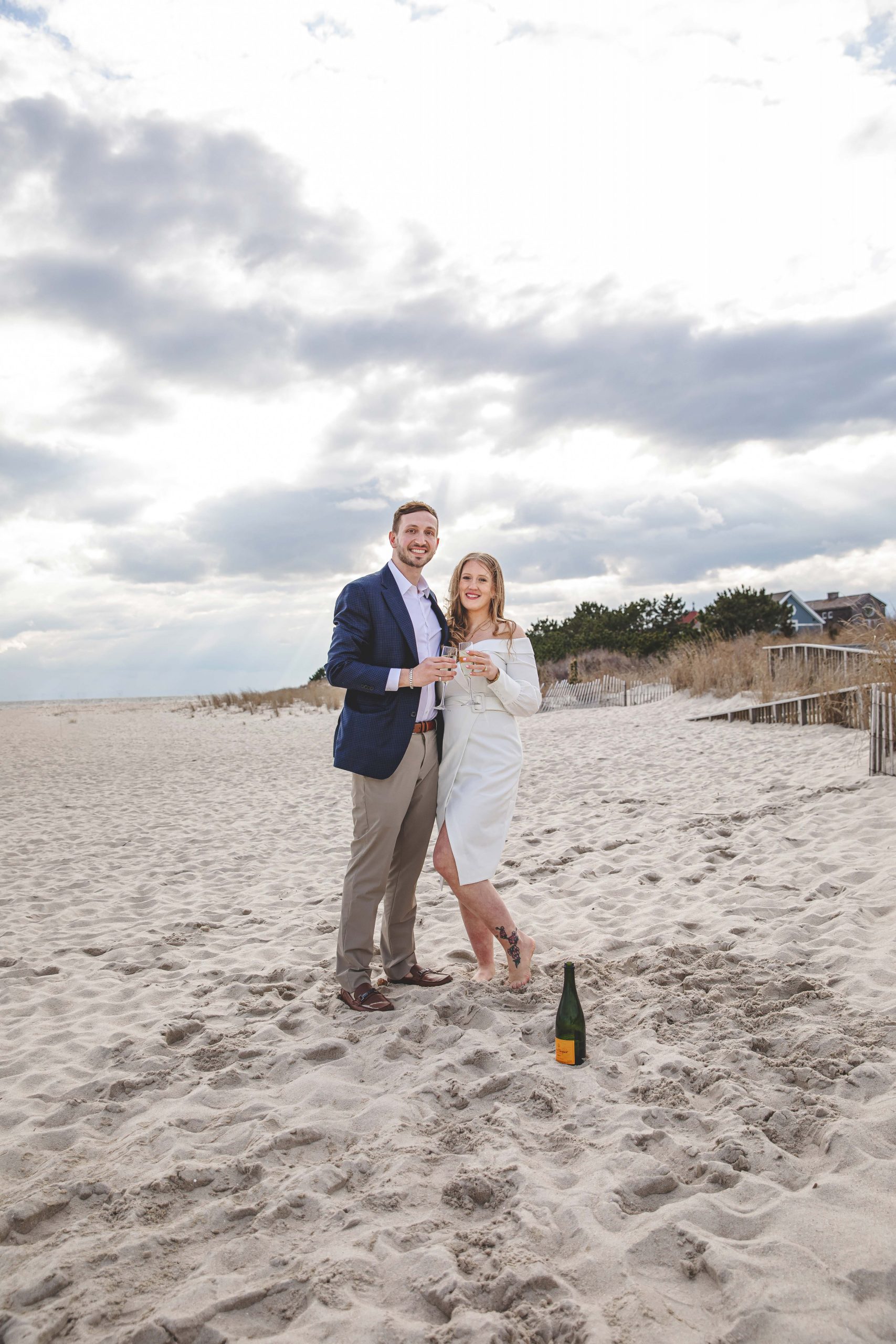 cape may beach engagment