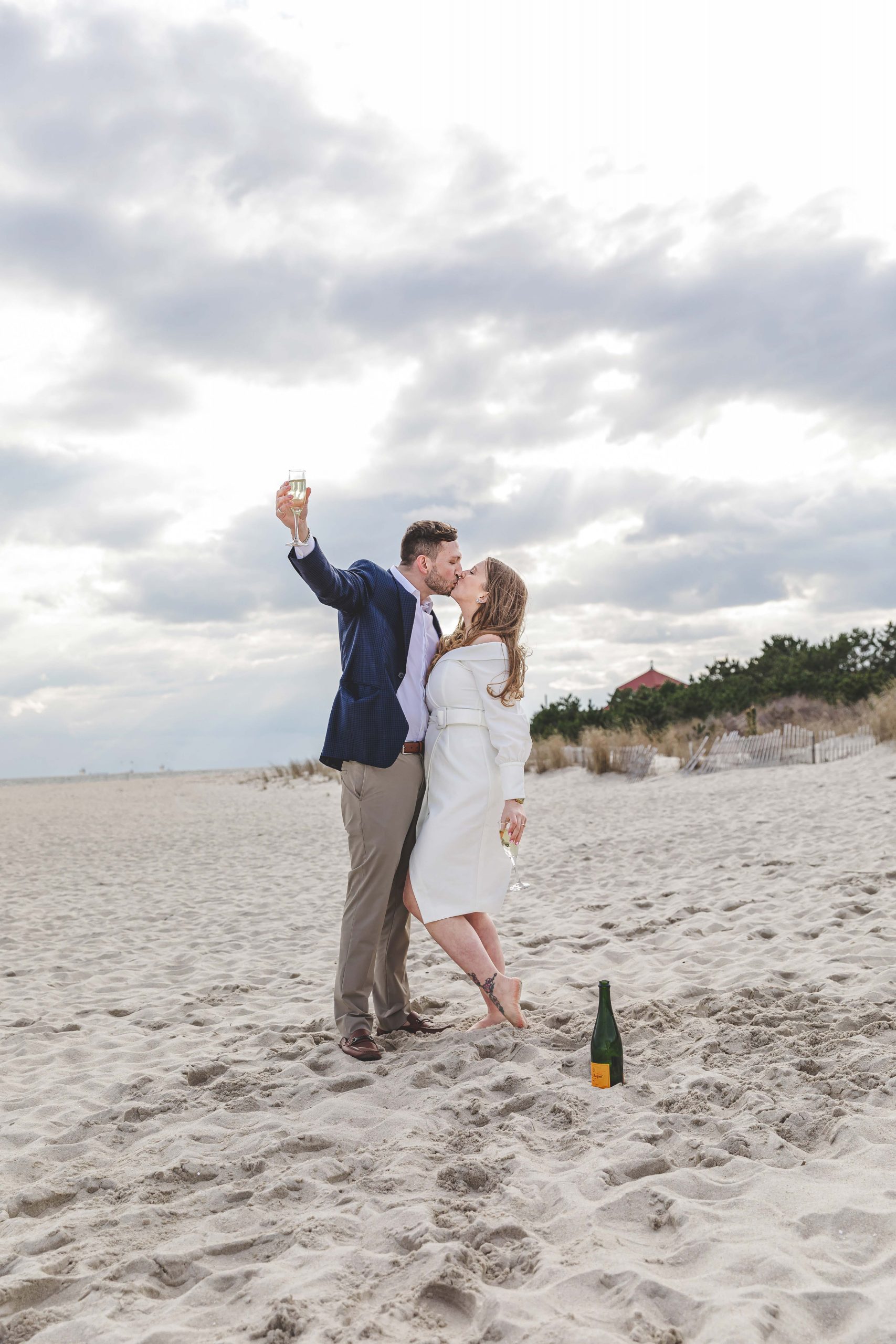 cape may beach engagement