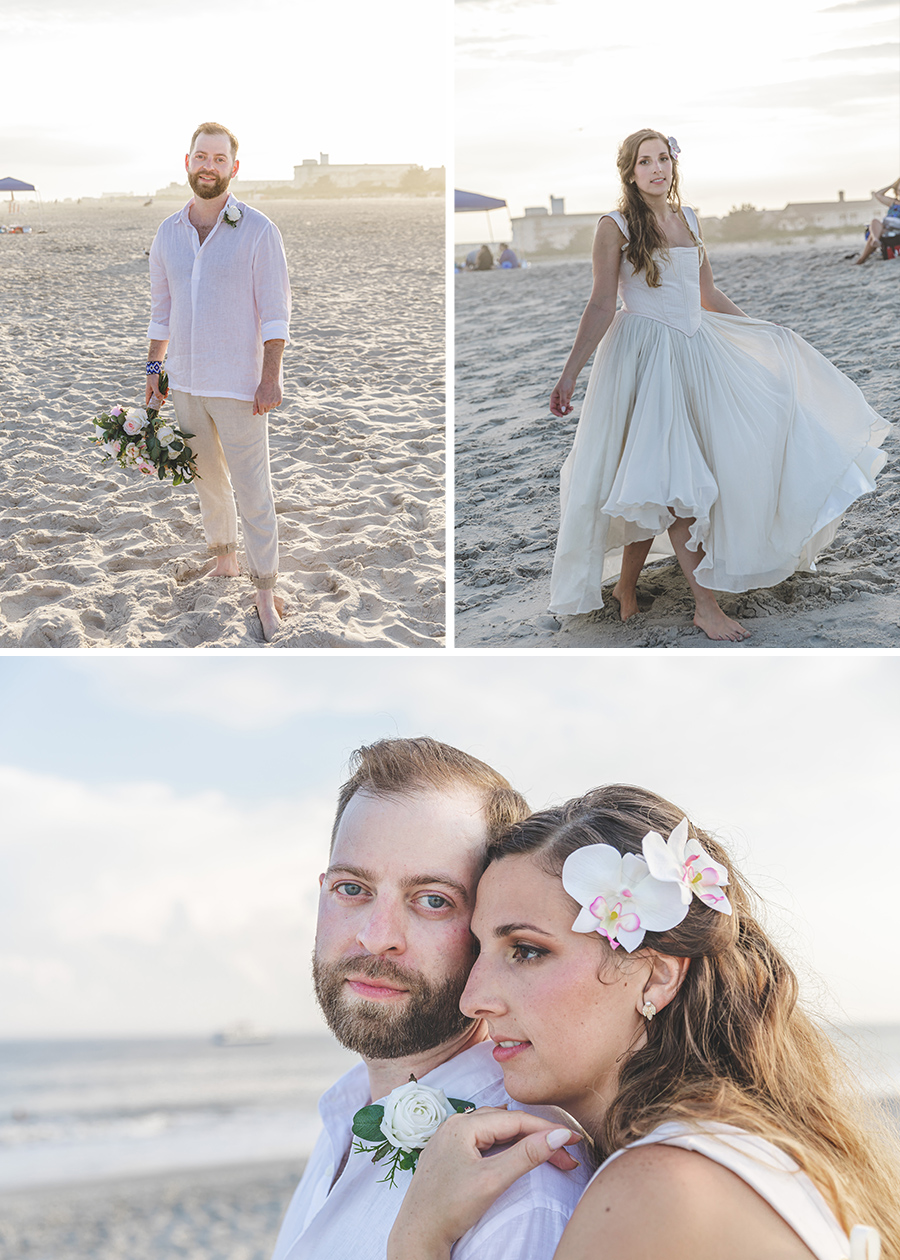 Cape May Beach Wedding