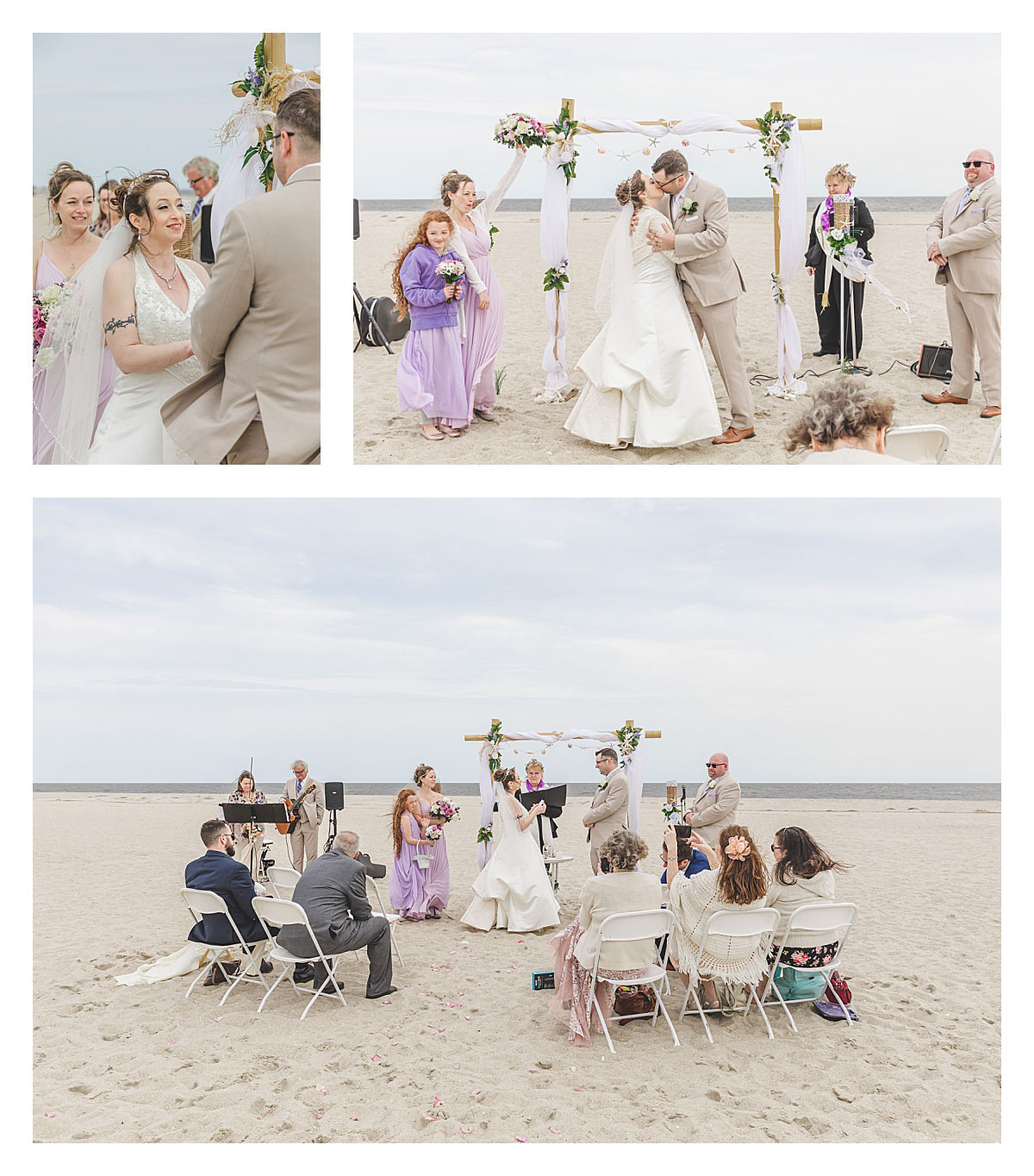 Cape May Beach wedding