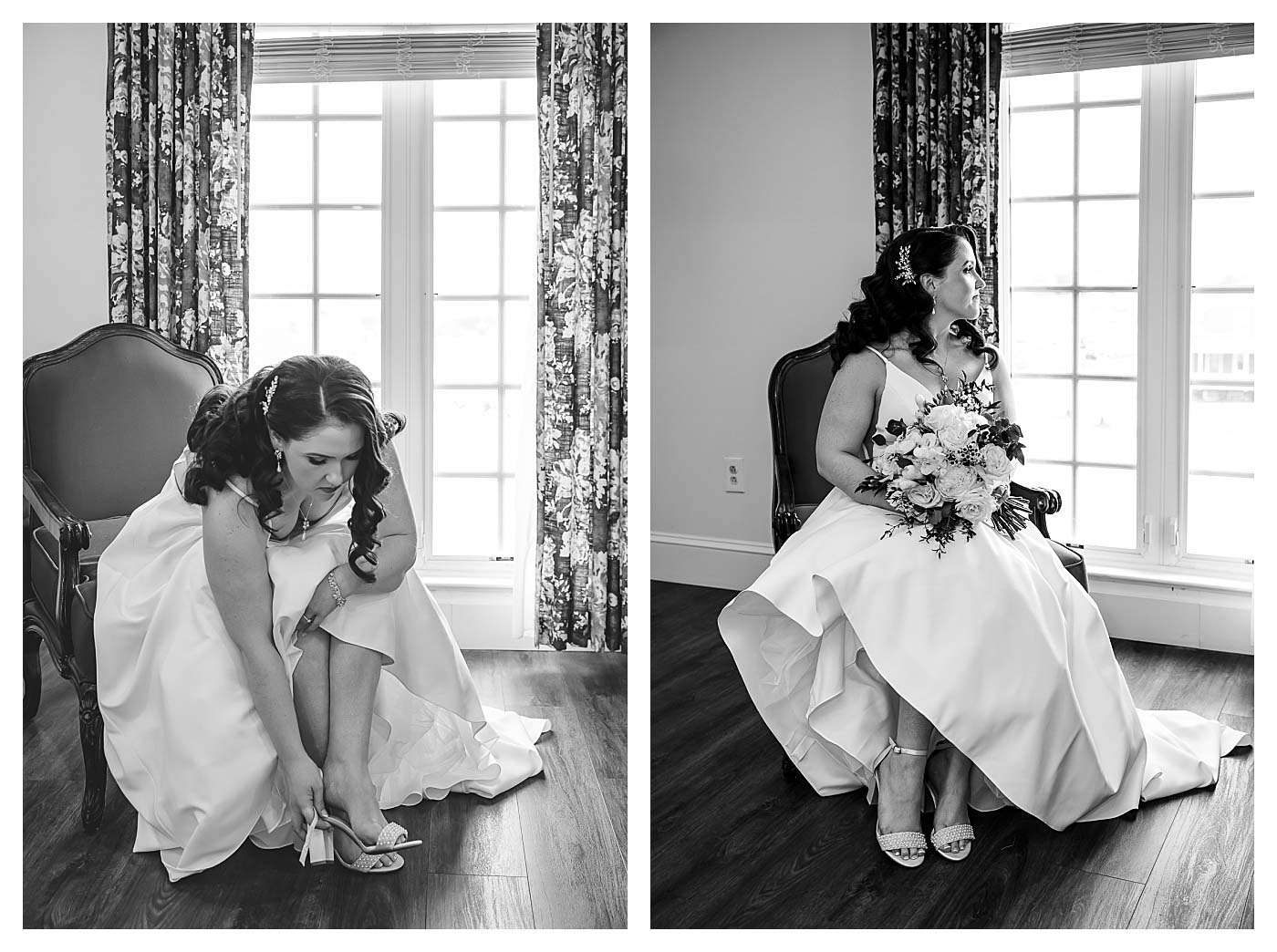 black and white photos of bride