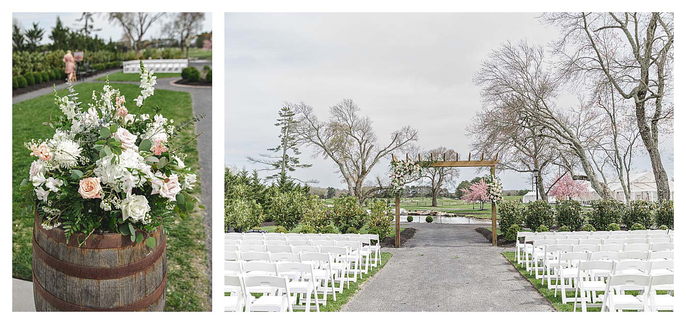 ceremony space at renault winery