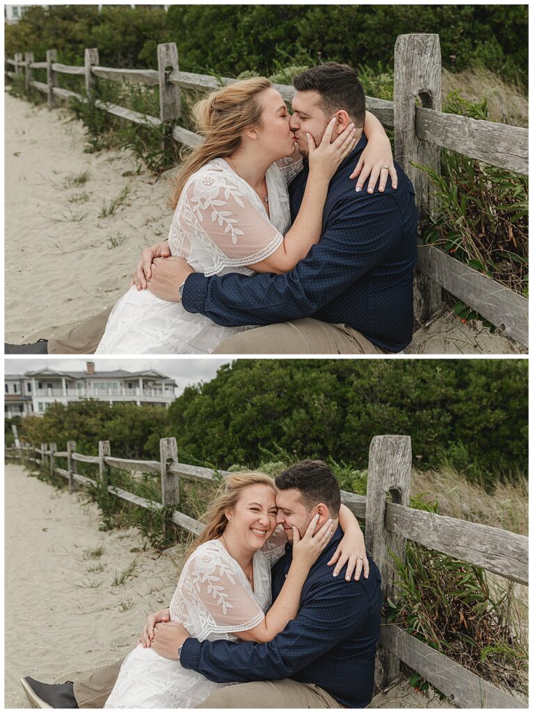 engagement session in ocean city