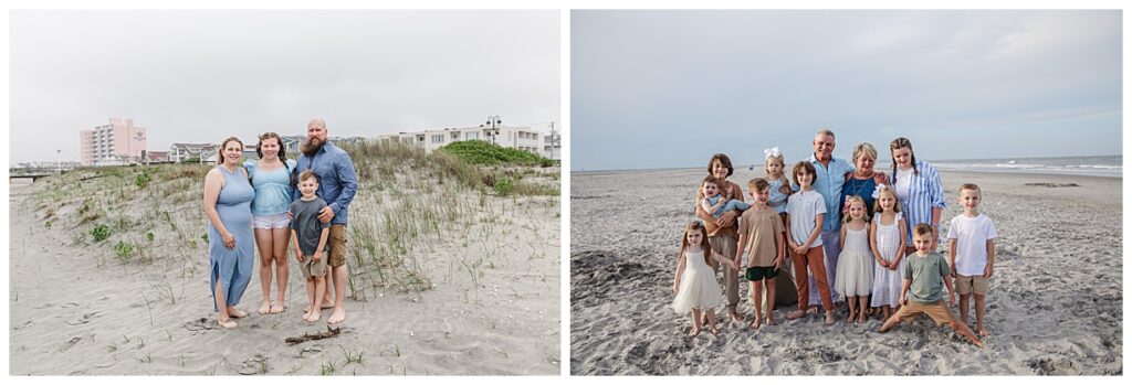 Family session in Ocean City and another in Avalon NJ