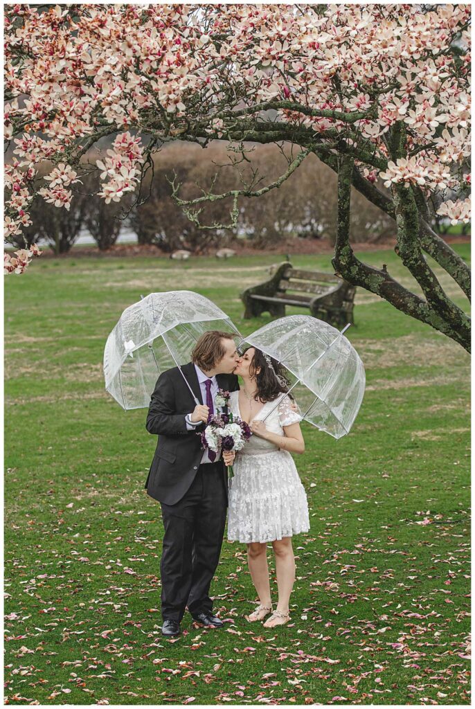 rainy wedding day in Mays landing NJ
