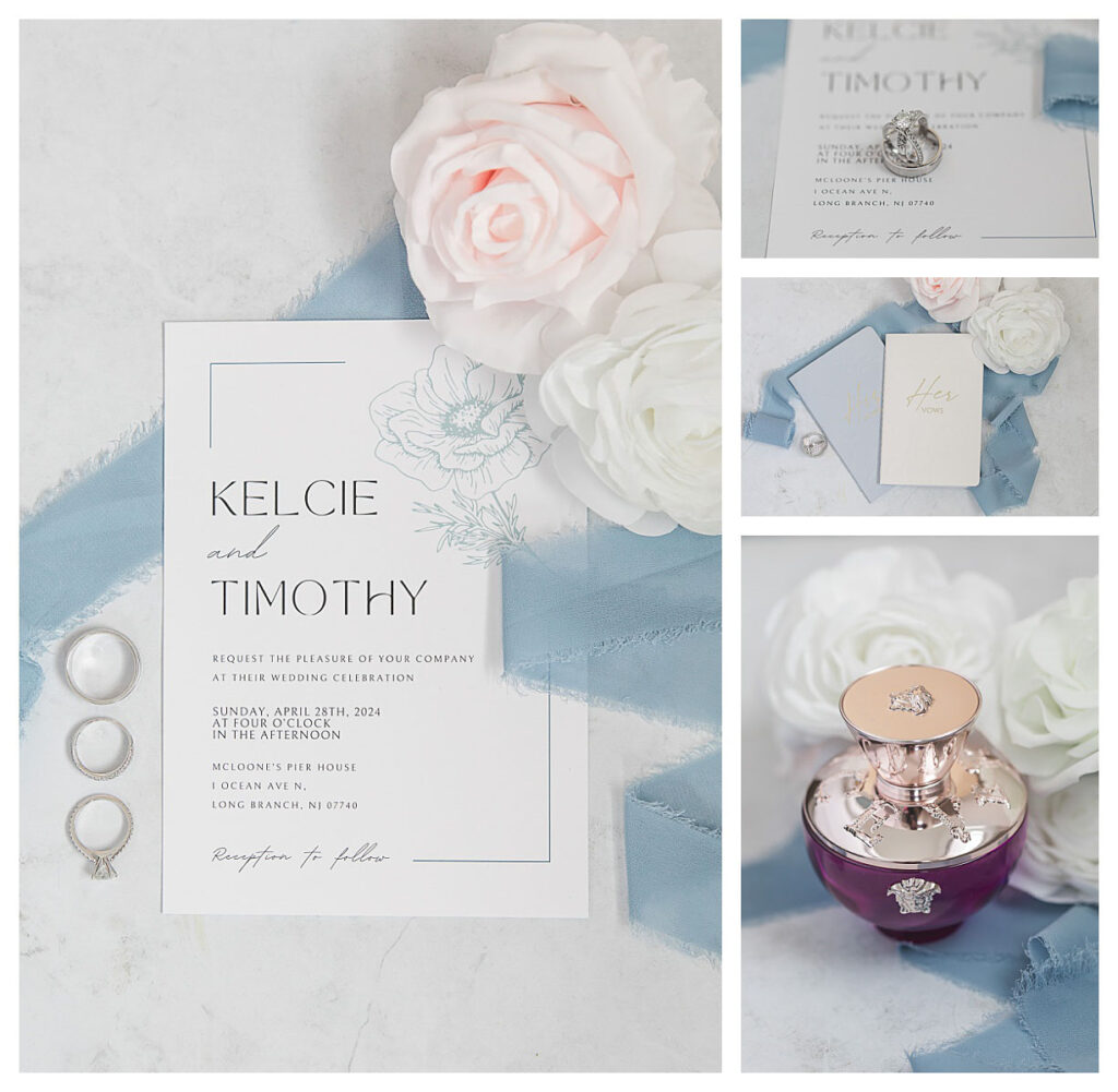 south jersey wedding day details