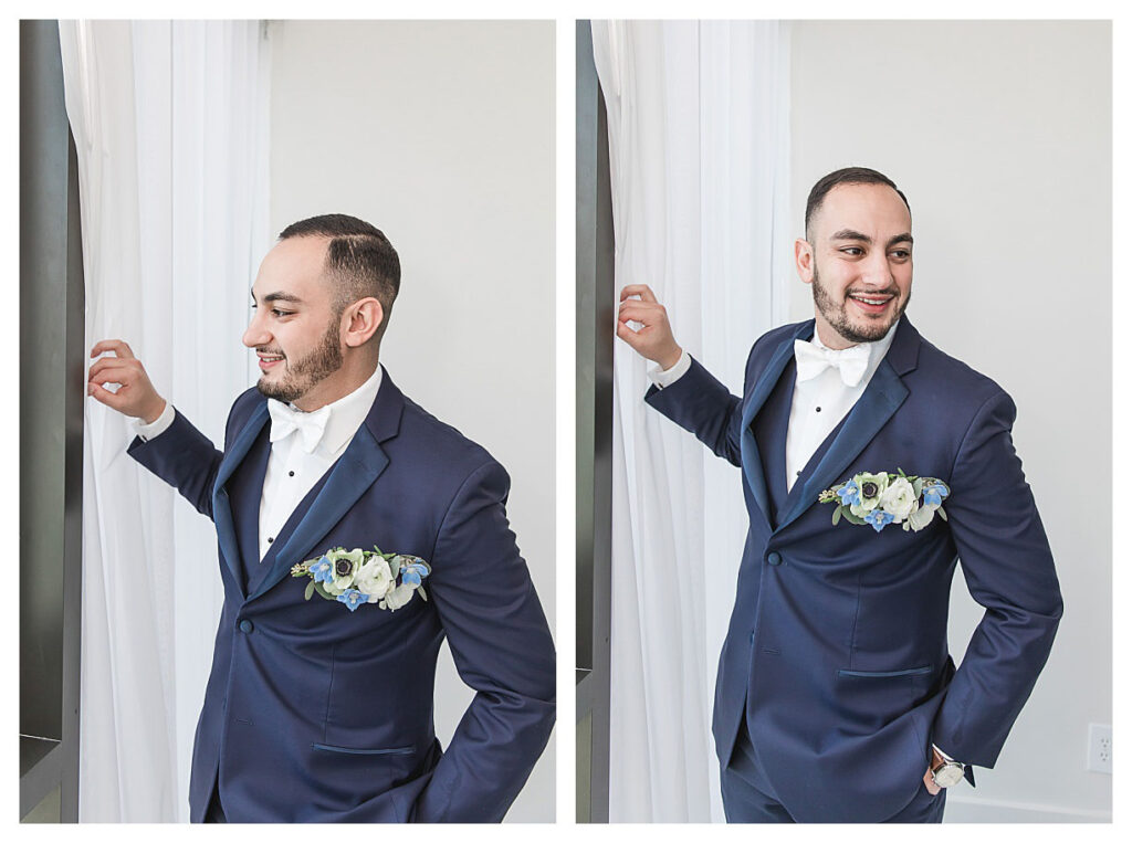 groom prep at asbury spring wedding