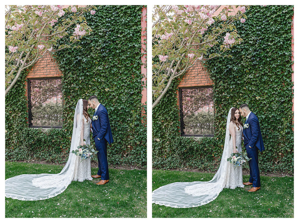 wedding couple at asbury hotel