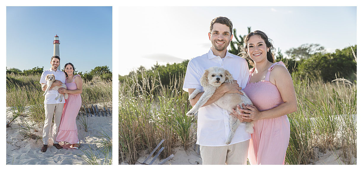 Cape May beach engagement 