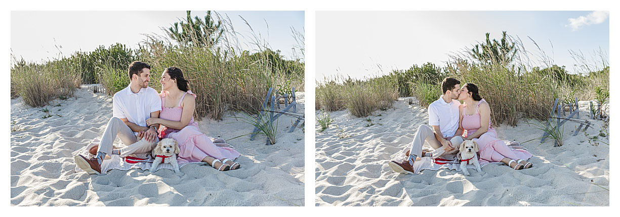 South Jersey beach engagement