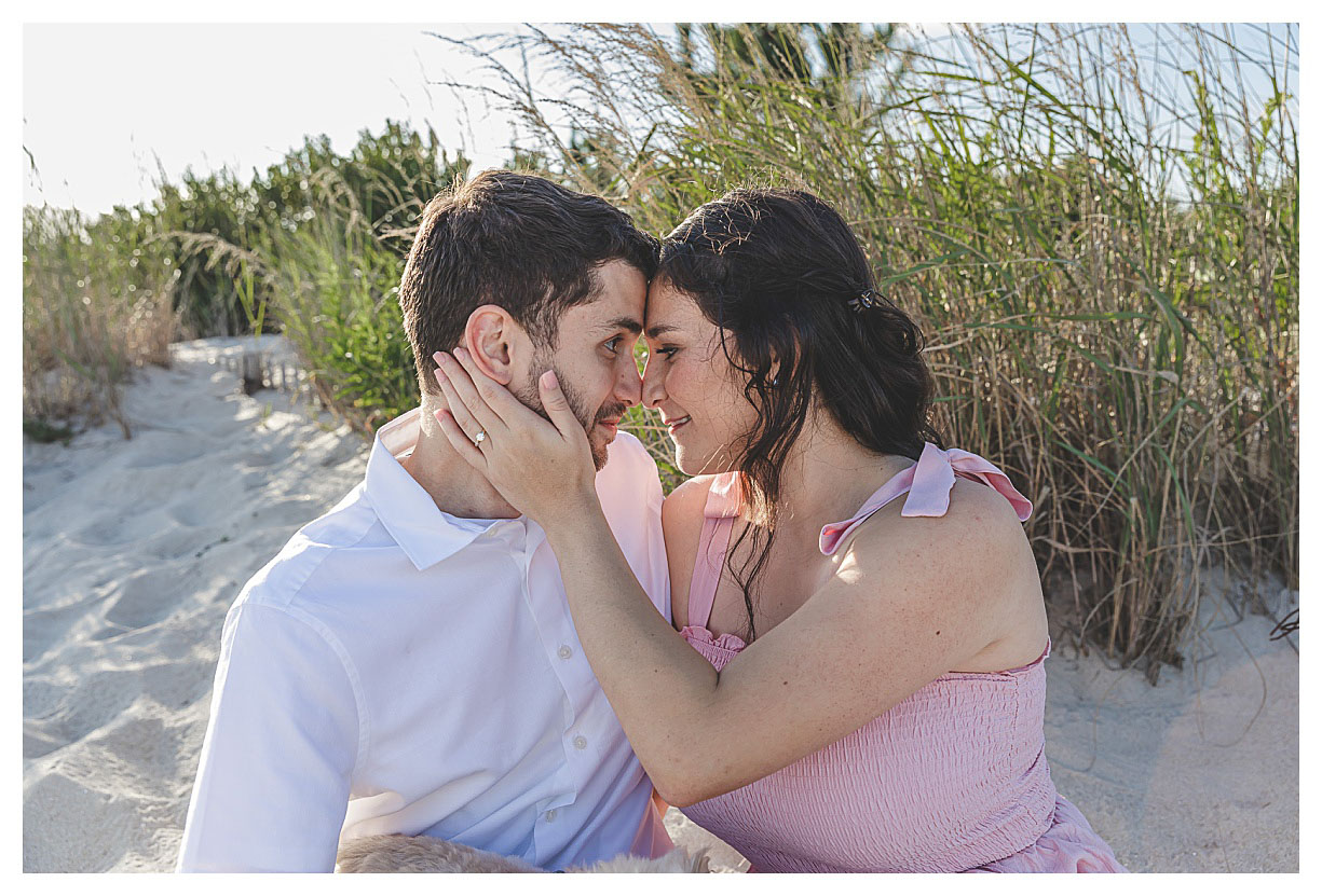 Cape May beach engagement 