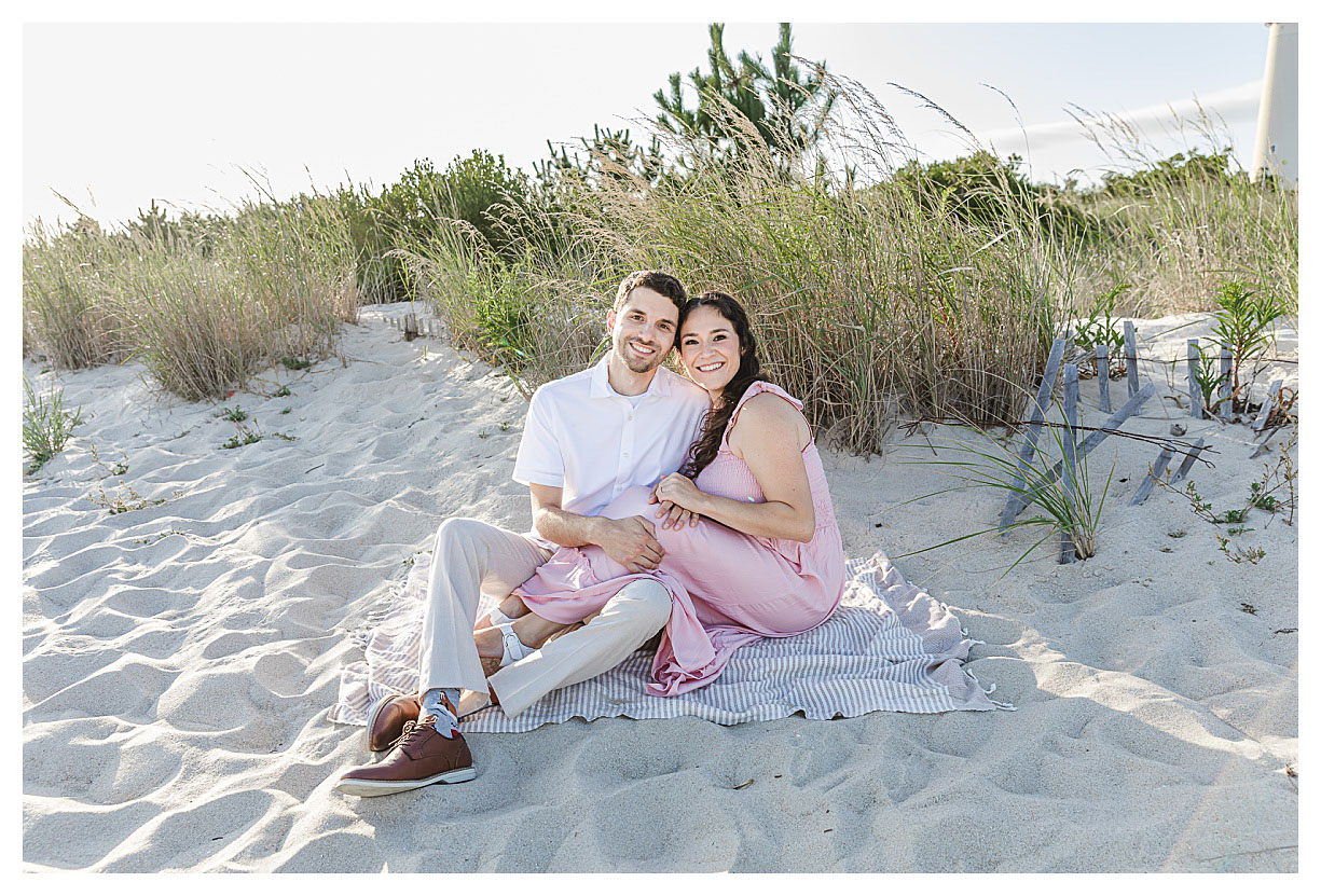 Cape May beach engagement 