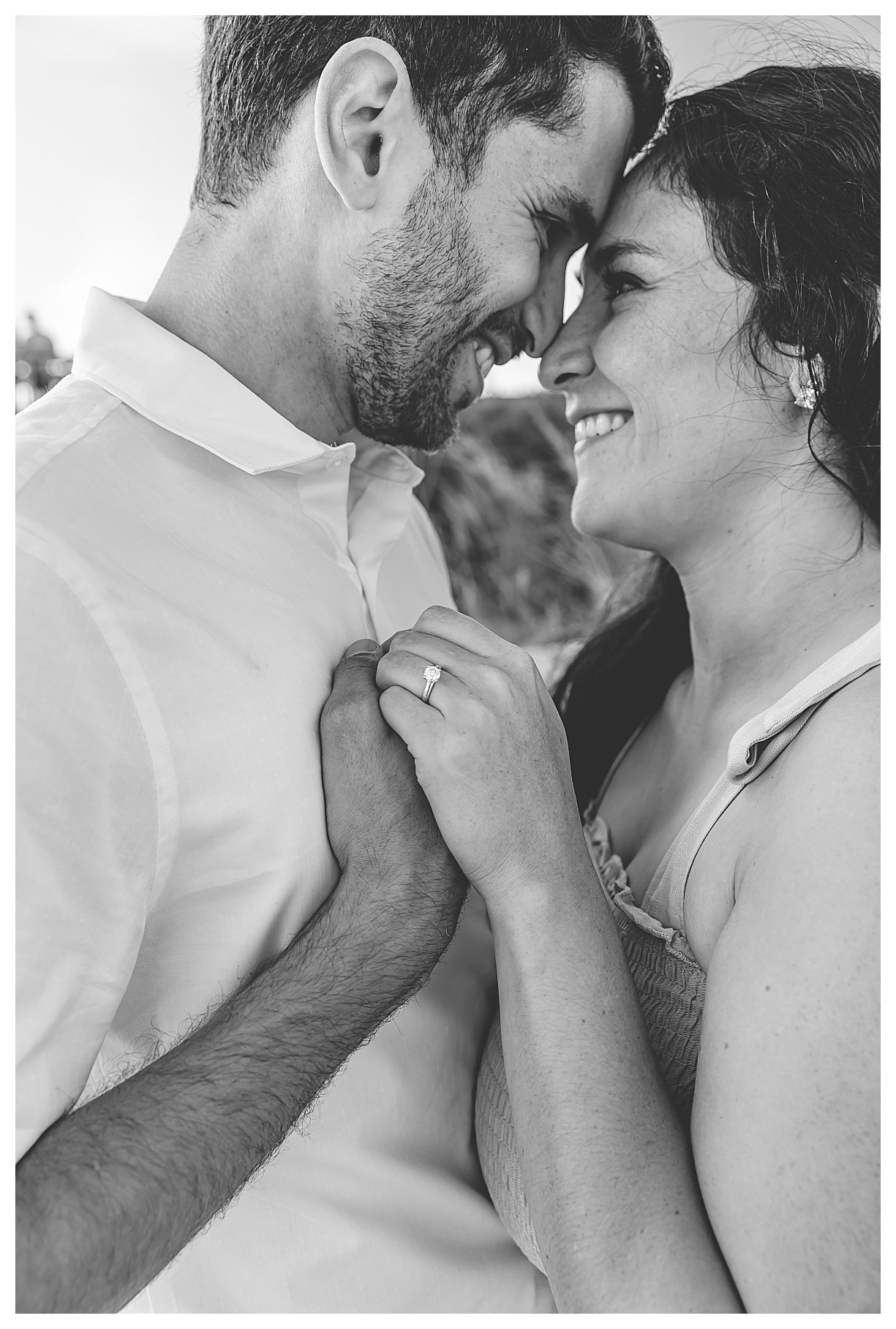 Cape May beach engagement 