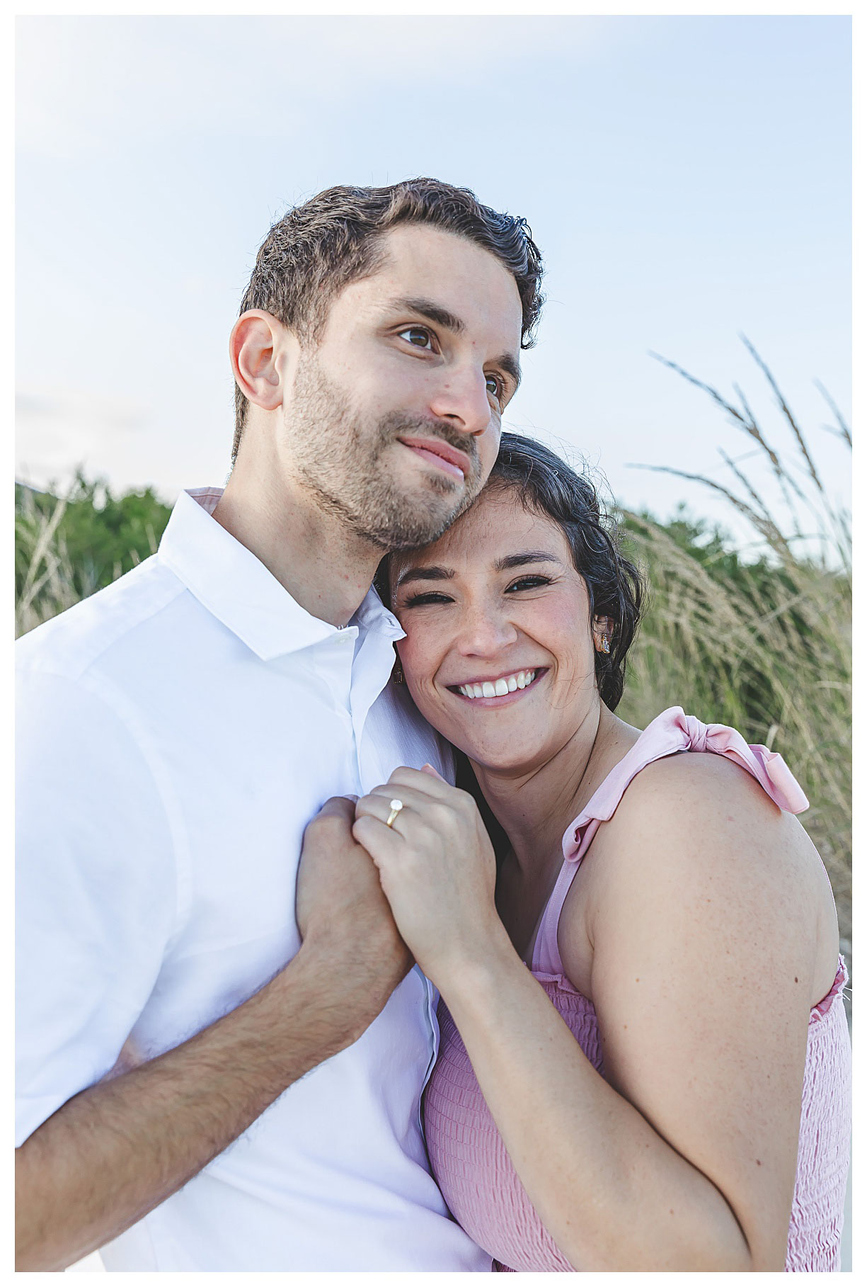 Cape May beach engagement 