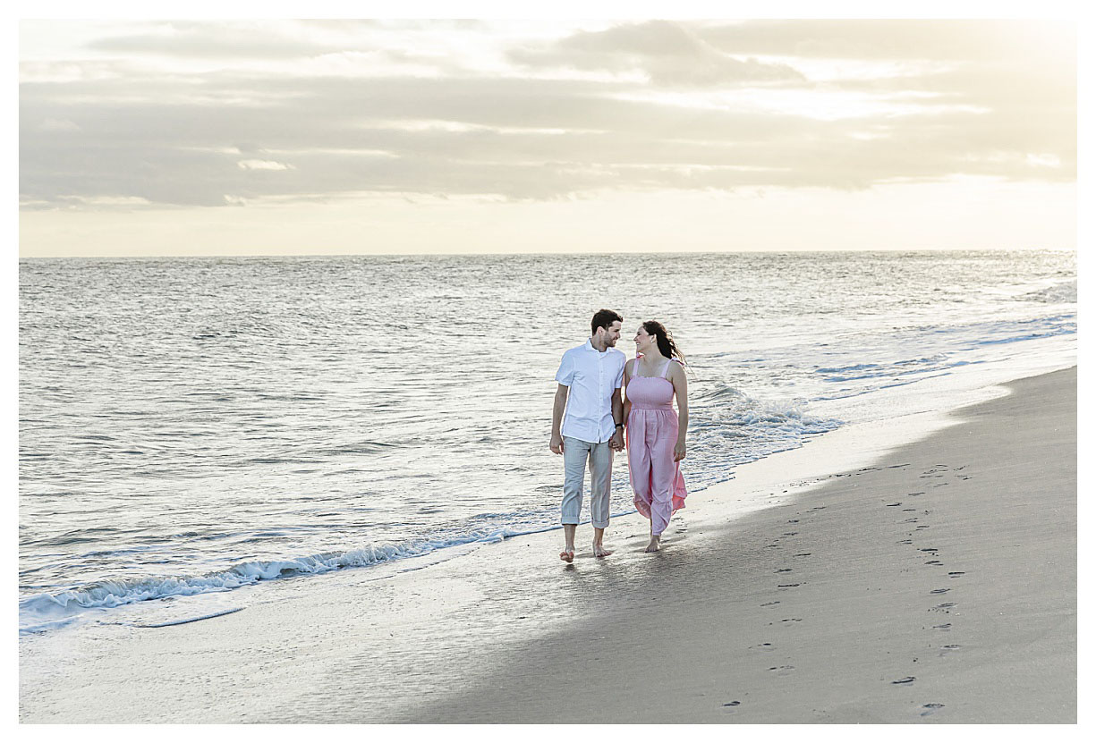 Cape May beach engagement 