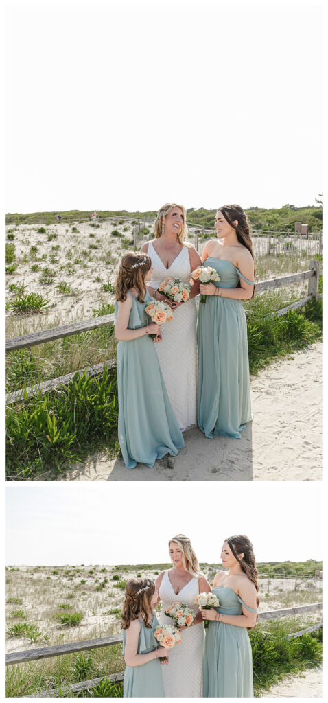 Jersey shore beach wedding.