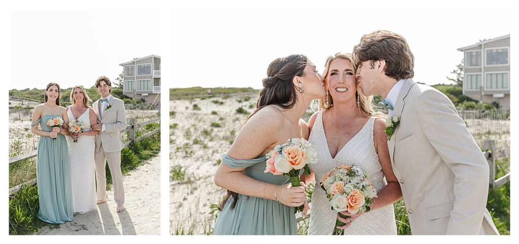 Jersey shore beach wedding.