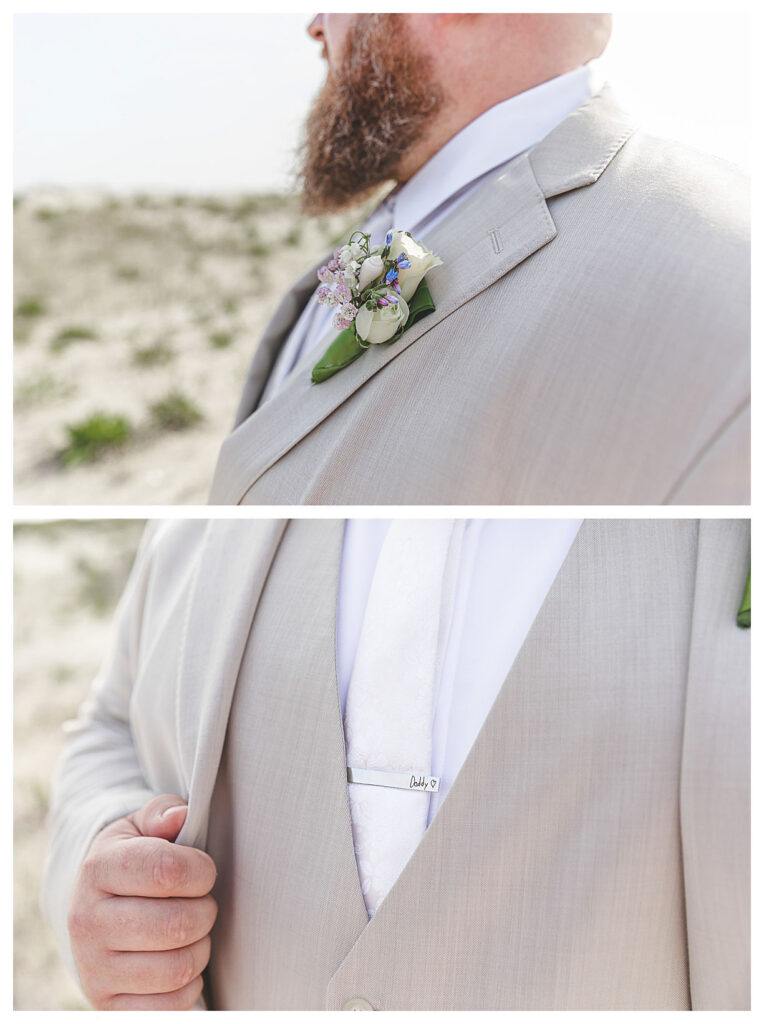 Jersey shore beach wedding.