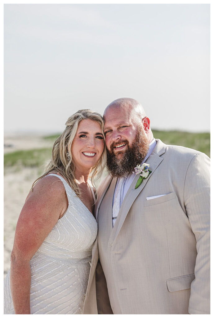 Jersey shore beach wedding.