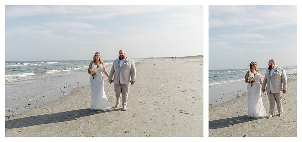 Jersey shore beach wedding.