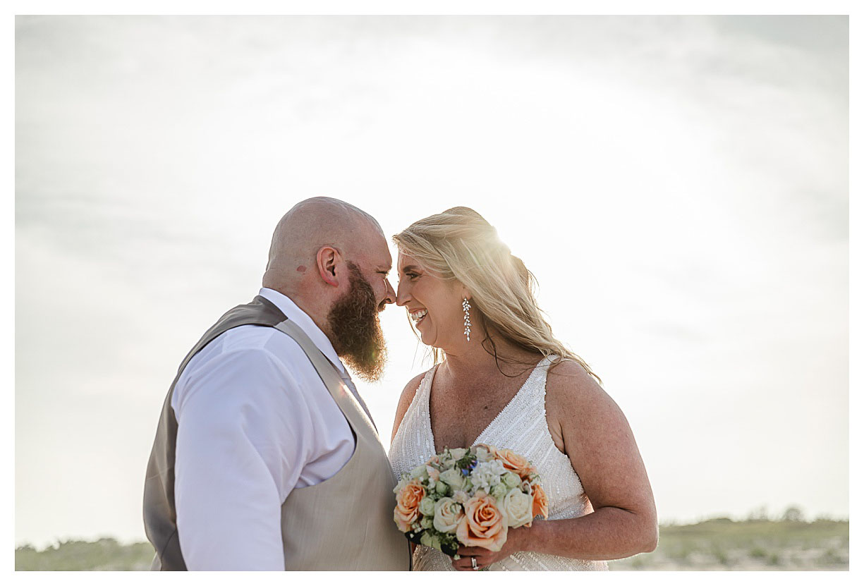 Jersey shore beach wedding.