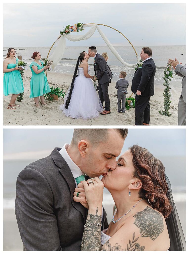 beach wedding in Cape May new jersey