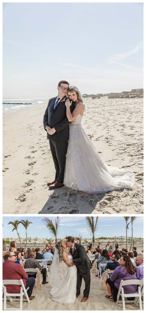 wedding in Long beach island at the seashell resort