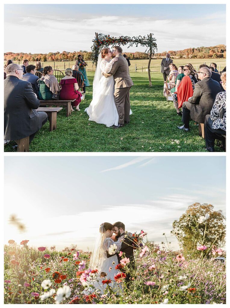 fall wedding at Locust hill farms