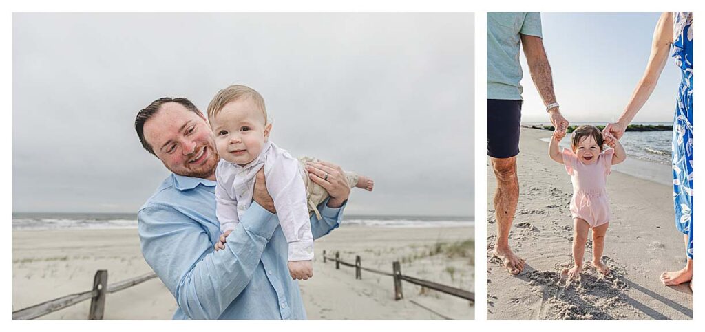 family sessions on the beach in ocean city