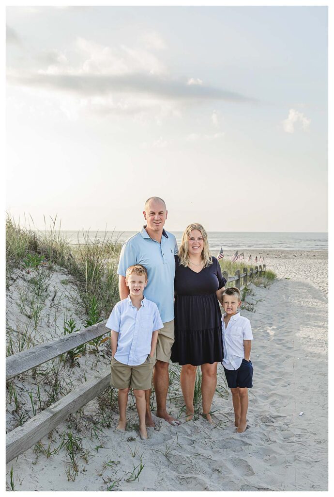 South Jersey Beach session. Family session on the beaches of the Jersey shore.