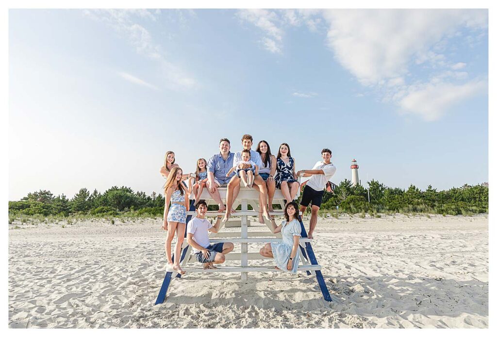 South Jersey Beach session. Family session on the beaches of the Jersey shore.