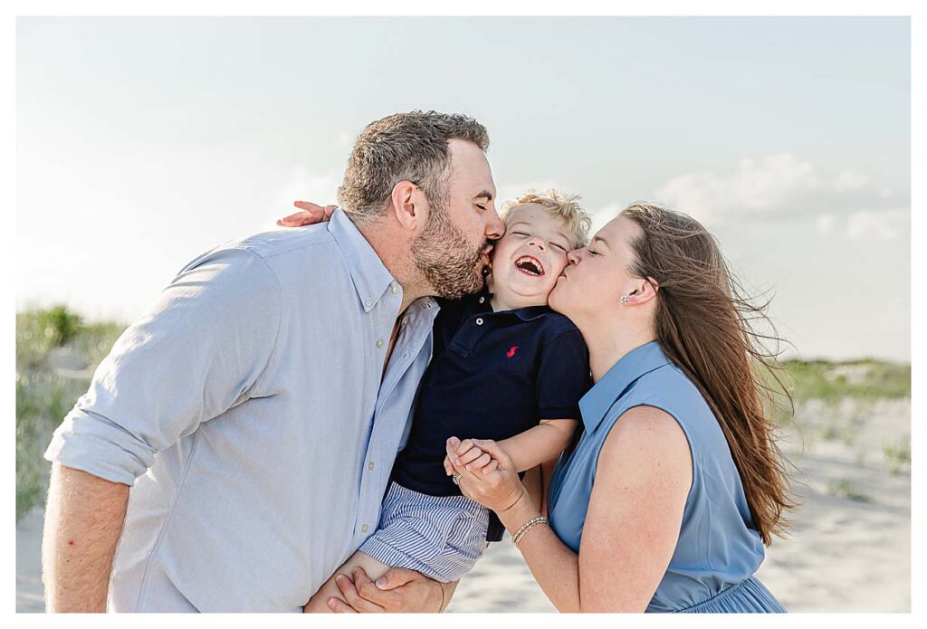 South Jersey Beach session. Family session on the beaches of the Jersey shore.