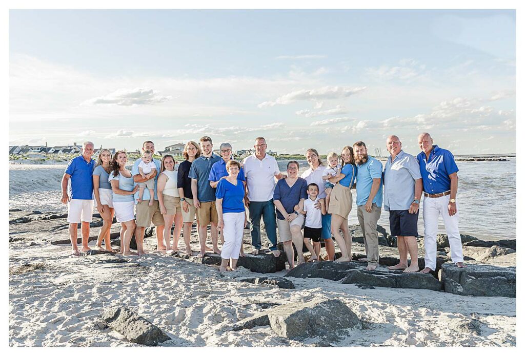 South Jersey Beach session. Family session on the beaches of the Jersey shore.