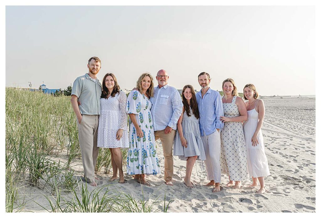 South Jersey Beach session. Family session on the beaches of the Jersey shore.