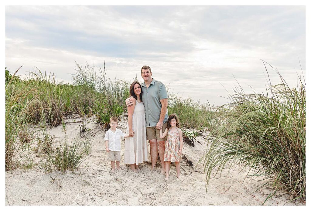 South Jersey Beach session. Family session on the beaches of the Jersey shore.