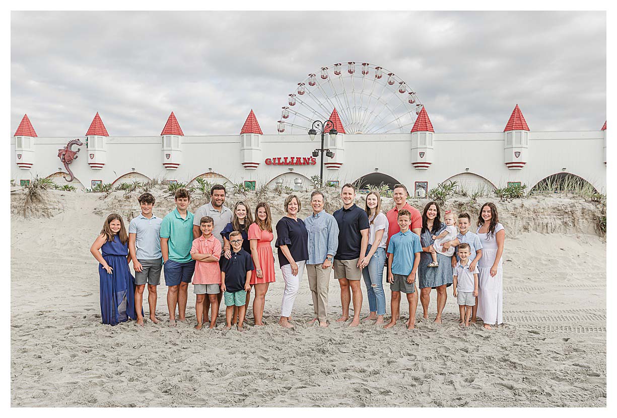 South Jersey Beach session. Family session on the beaches of the Jersey shore.