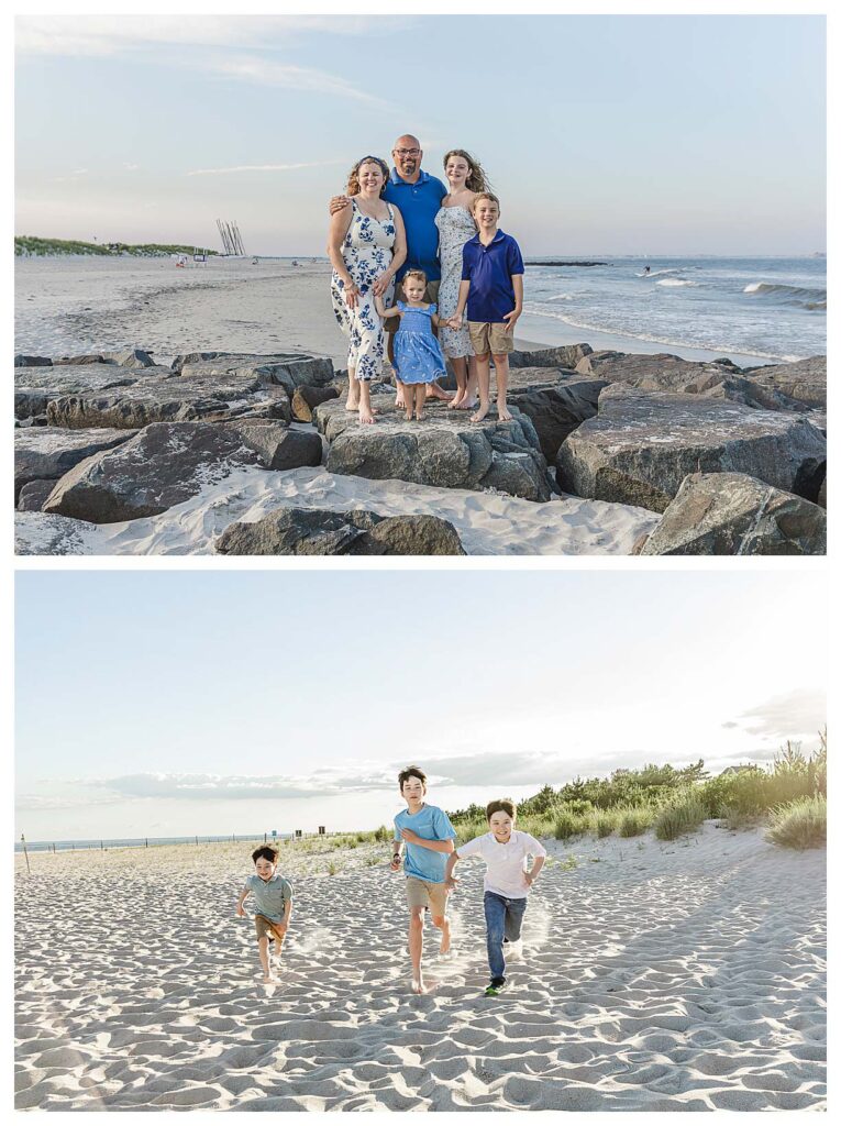 family beach sessions in south jersey