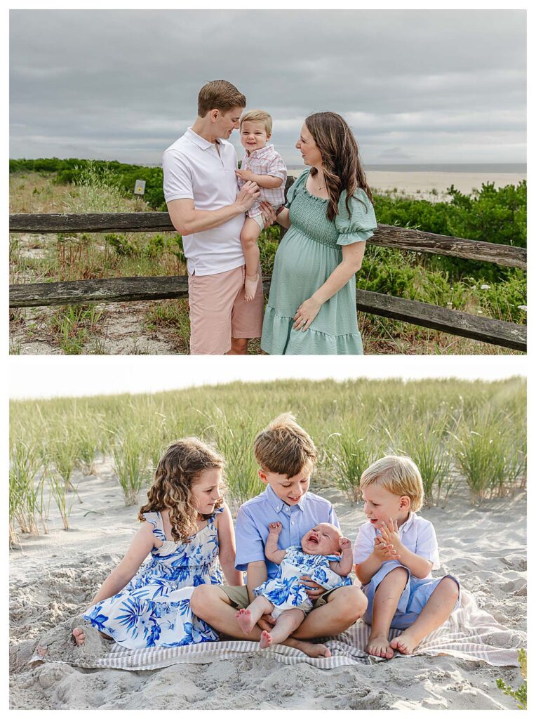 family beach sessions in south jersey