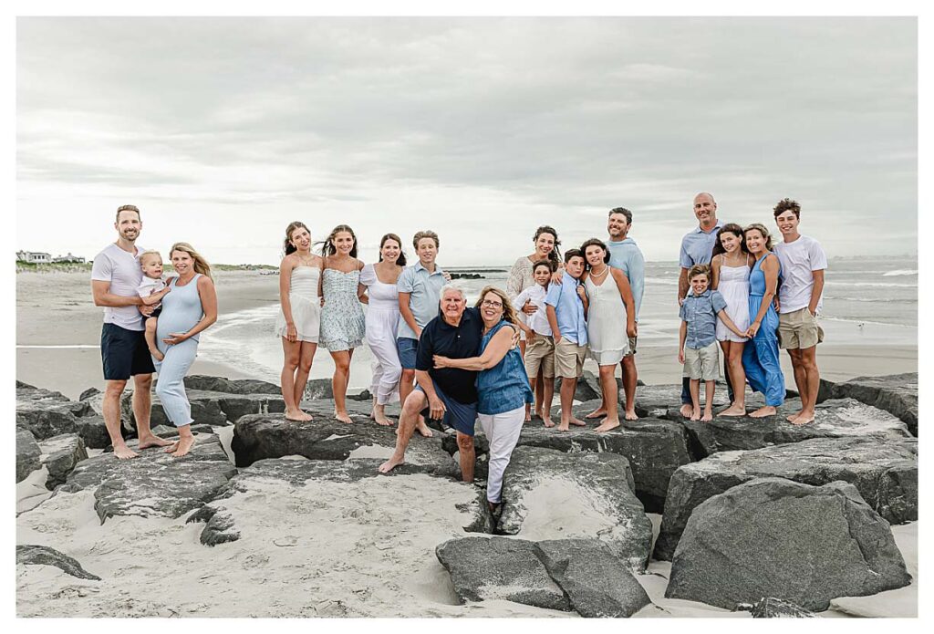 South Jersey Beach session. Family session on the beaches of the Jersey shore.