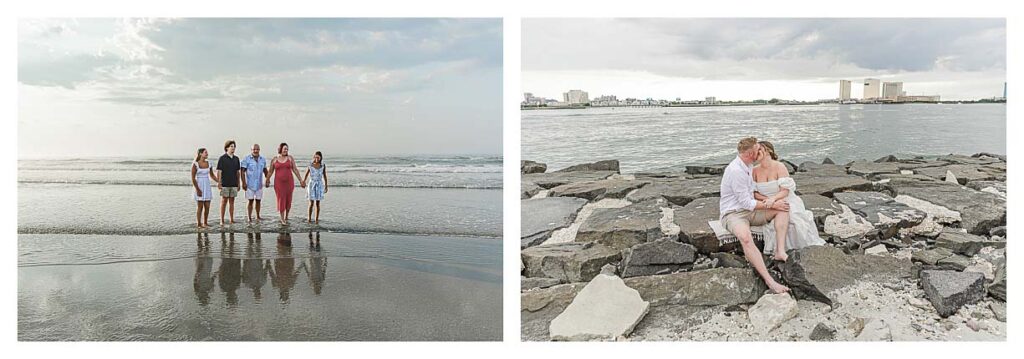 South Jersey Beach session. Family session on the beaches of the Jersey shore.