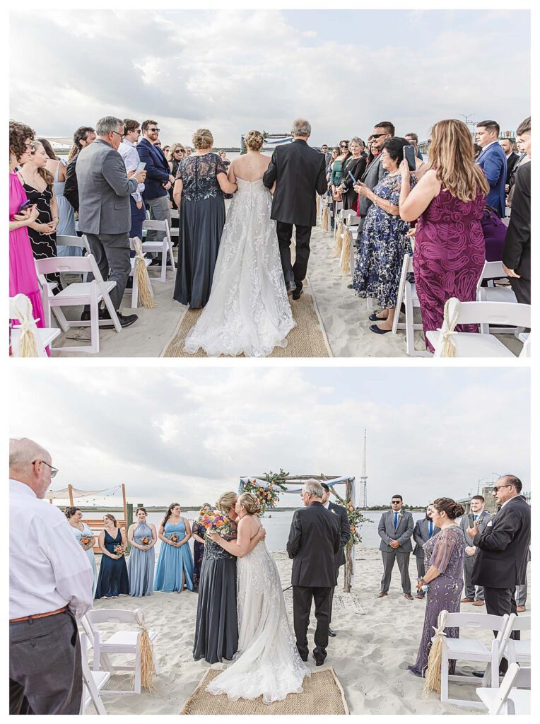 A fall coastal wedding at the Deauville Inn in Strathmere NJ