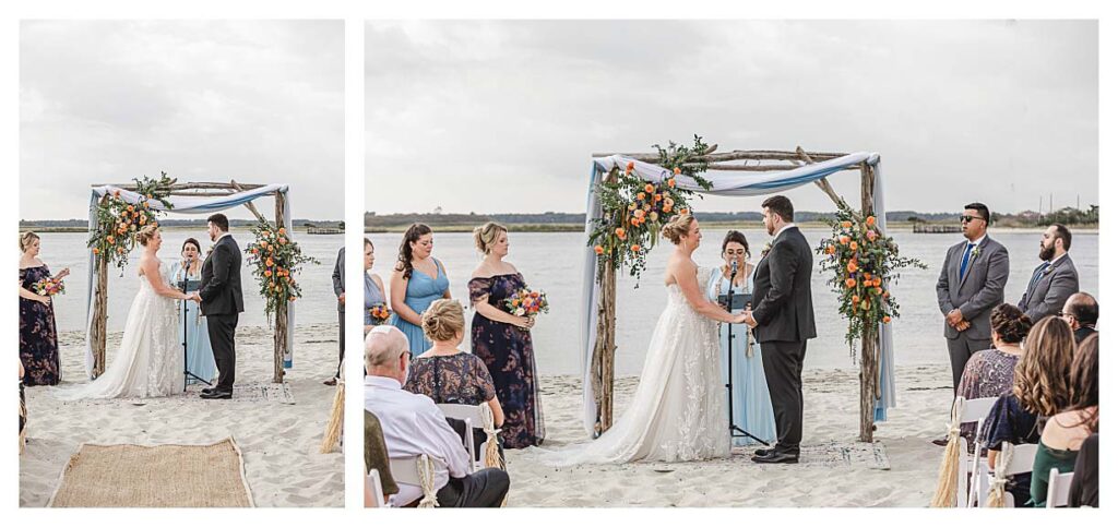 A fall coastal wedding at the Deauville Inn in Strathmere NJ