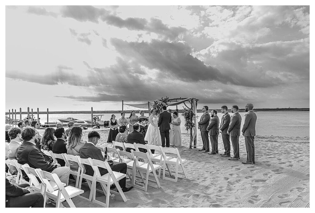 A fall coastal wedding at the Deauville Inn in Strathmere NJ