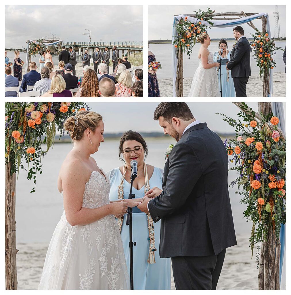 A fall coastal wedding at the Deauville Inn in Strathmere NJ