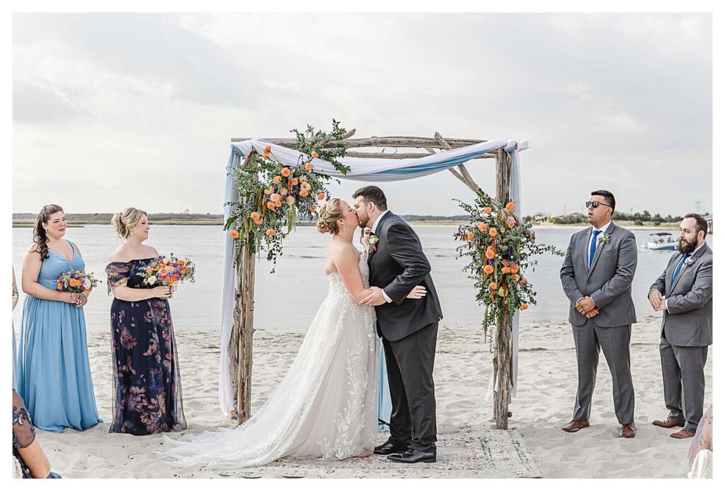 A fall coastal wedding at the Deauville Inn in Strathmere NJ