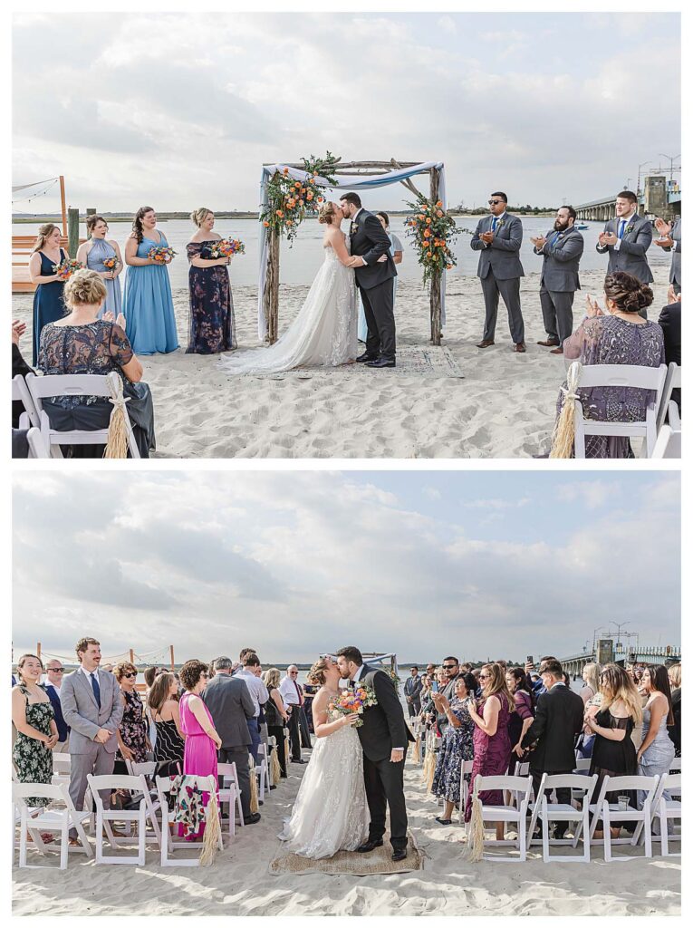 A fall coastal wedding at the Deauville Inn in Strathmere NJ