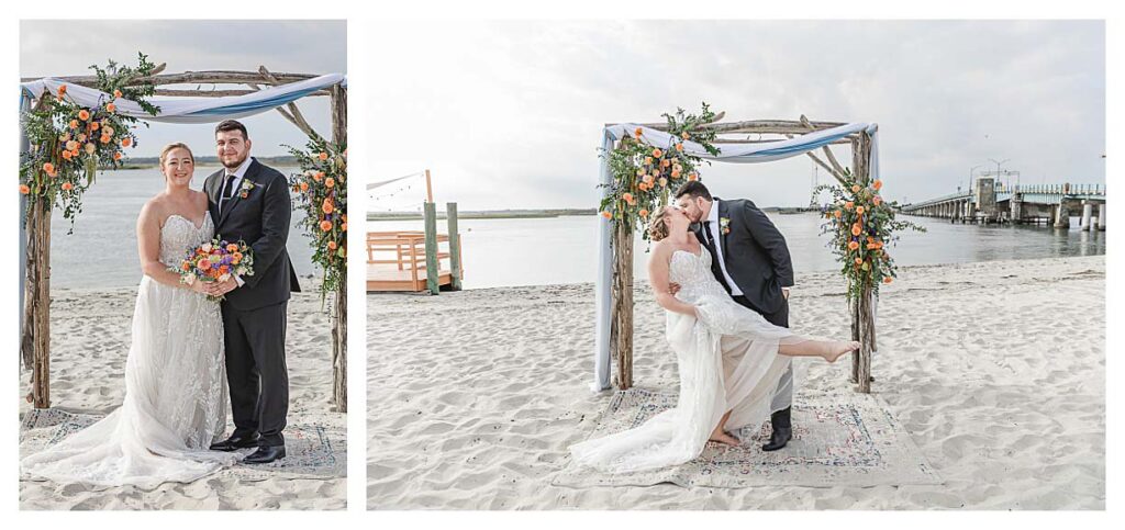 A fall coastal wedding at the Deauville Inn in Strathmere NJ